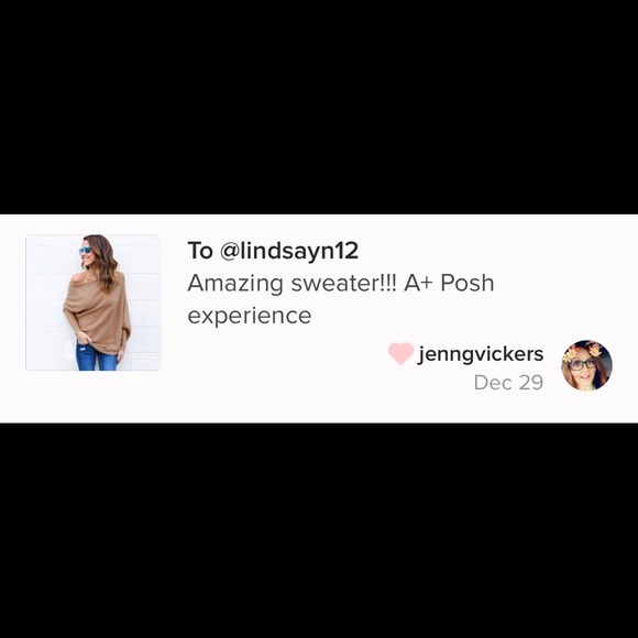 ✨HP✨Off Shoulder Ribbed knit sweater - Picture 3 of 3